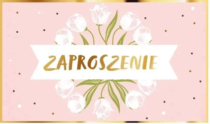 Zaproszenie Urodziny (10szt)