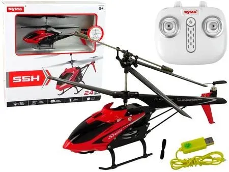 ZdHelikopter R/C S5H czerwony