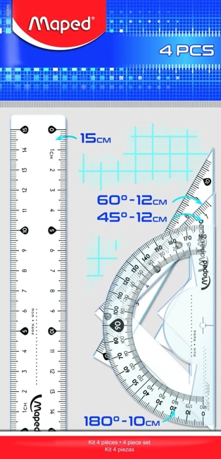 Zestaw geometryczny Maped Start maxi 4 elementy