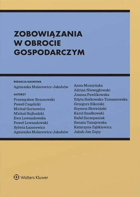 Zobowiązania w obrocie gospodarczym