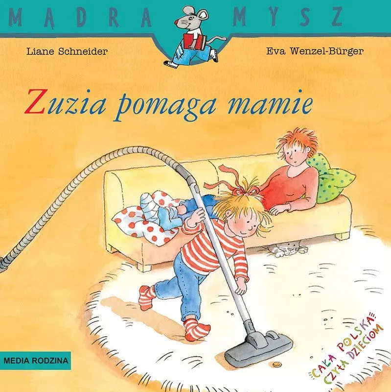 Zuzia pomaga mamie. Mądra Mysz