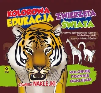 Zwierzęta świata kolorowa edukacja