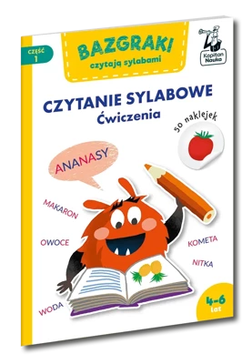 Bazgraki czytają sylabami. Czytanie sylabowe. Ćwiczenia