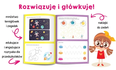 Quiz dla 4-latka. Książka z naklejkami. Kapitan Nauka