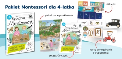 Teczka Montessori. 4 lata. Kapitan Nauka