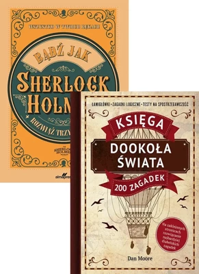 Zestaw 2w1 Bądź jak Sherlock Holmes + Dookoła świata Księga 200 zabawek